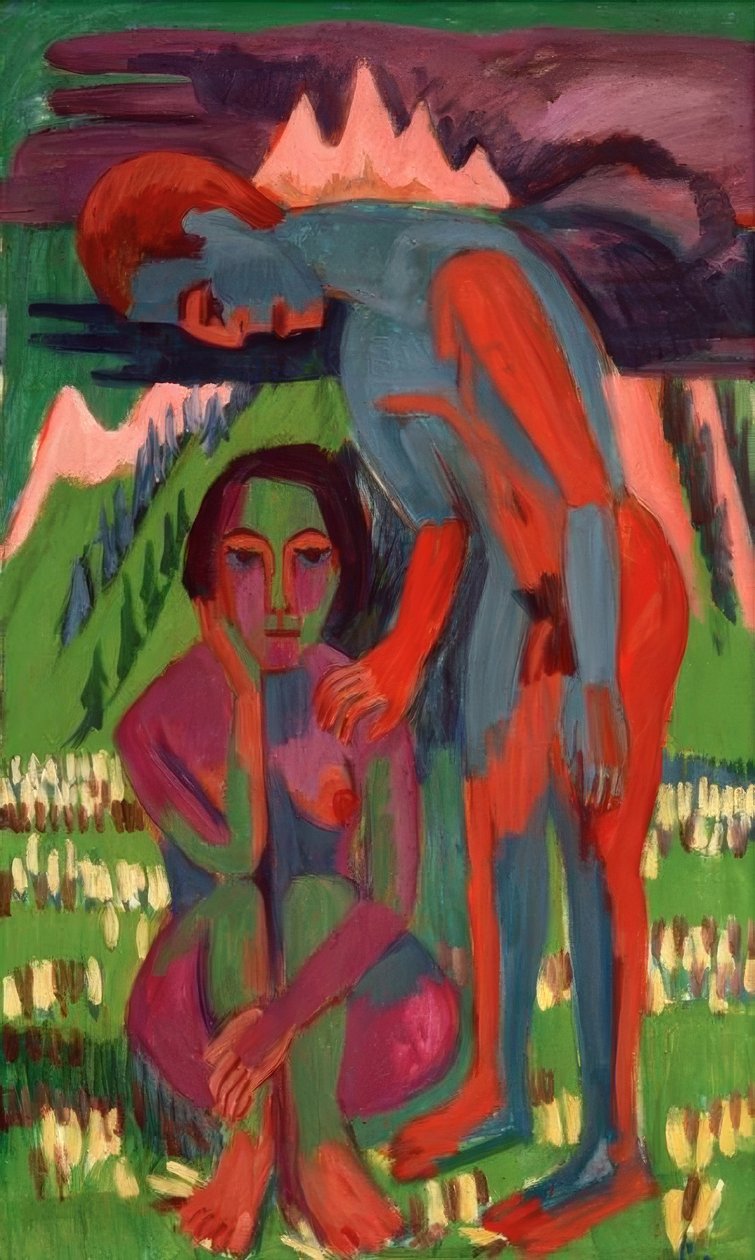 Sort forår af Ernst Ludwig Kirchner