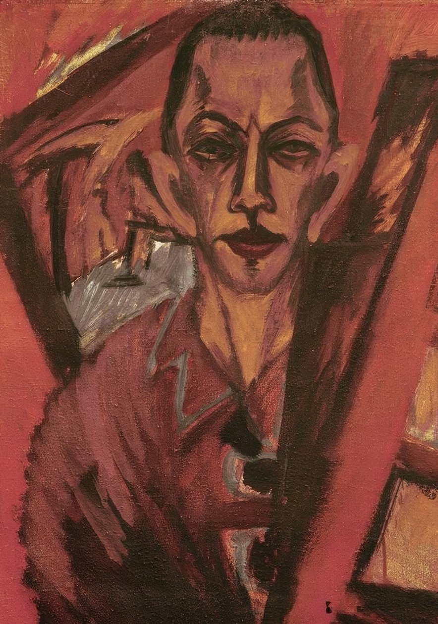 Selvportræt af Ernst Ludwig Kirchner
