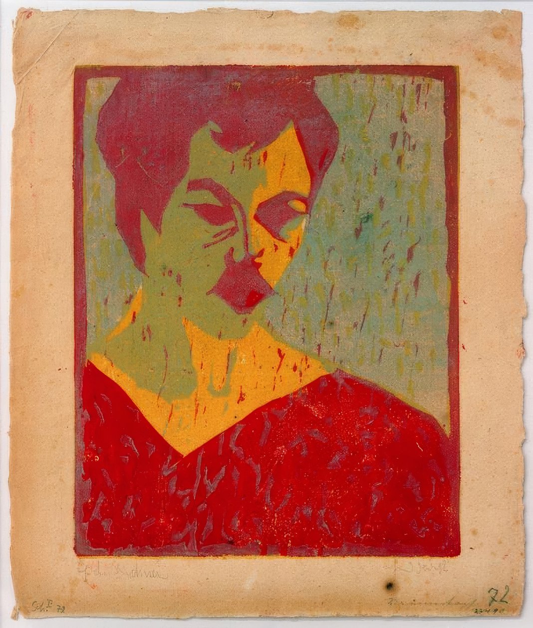 Selvportræt af Ernst Ludwig Kirchner