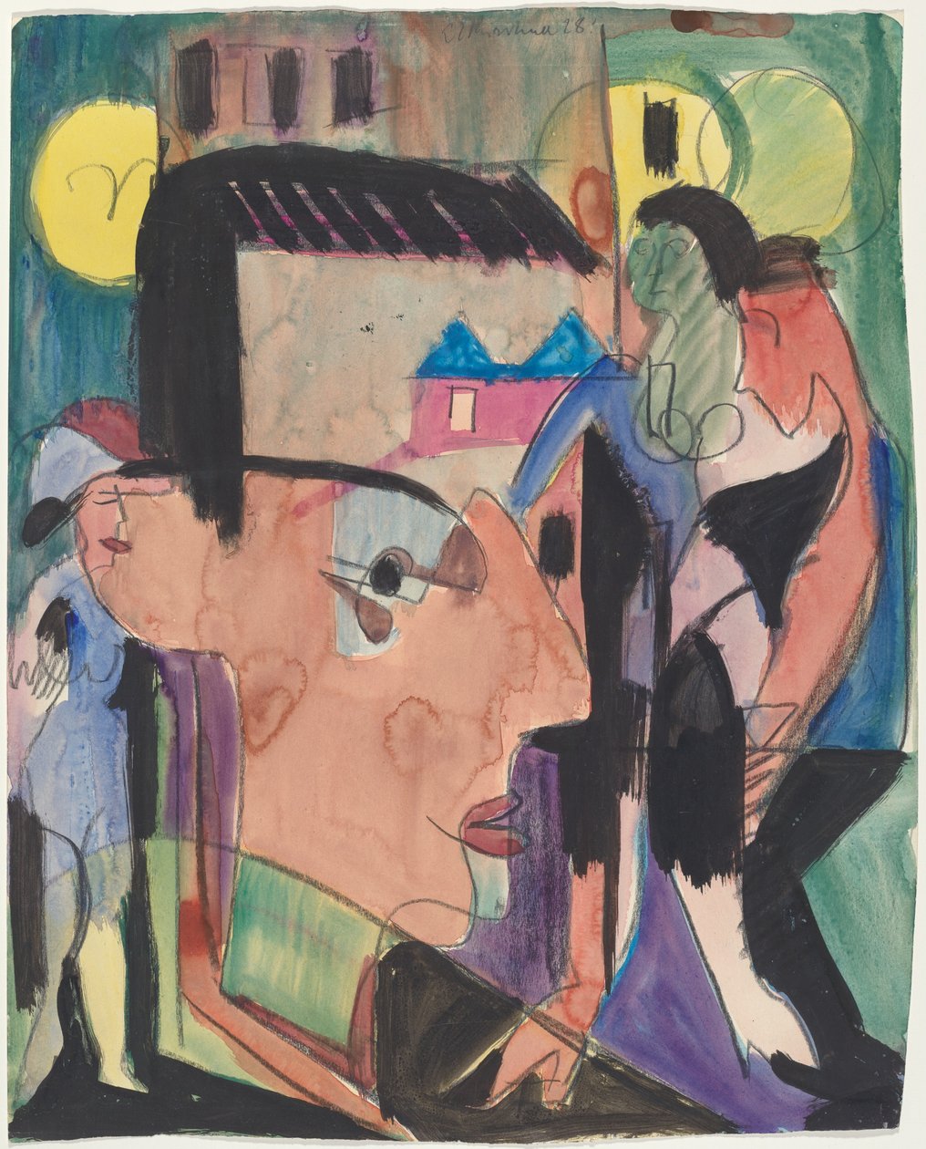 Selvportræt af Ernst Ludwig Kirchner