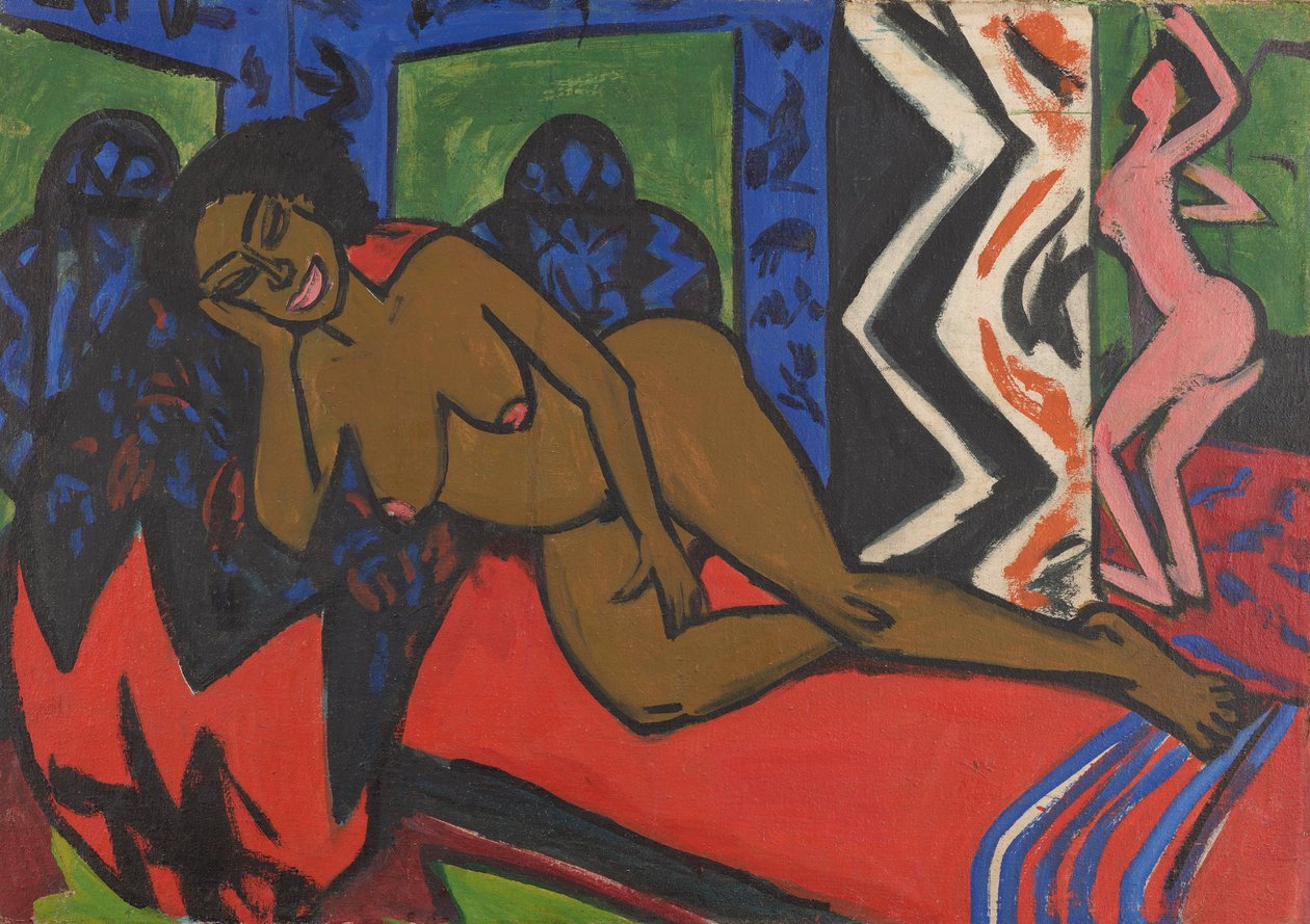 Sovende Milli af Ernst Ludwig Kirchner