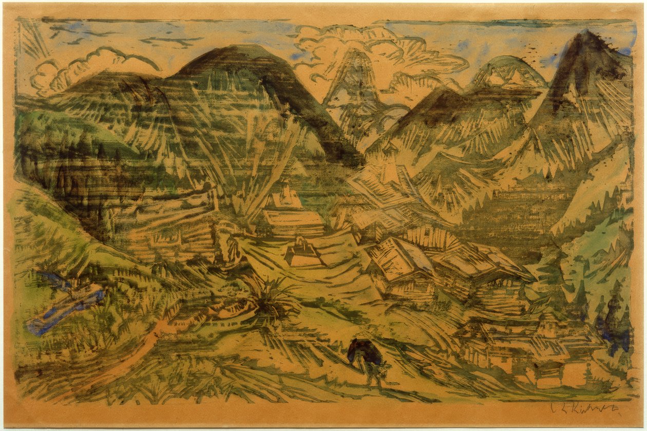 Stafelalp med Tinzenhorn af Ernst Ludwig Kirchner