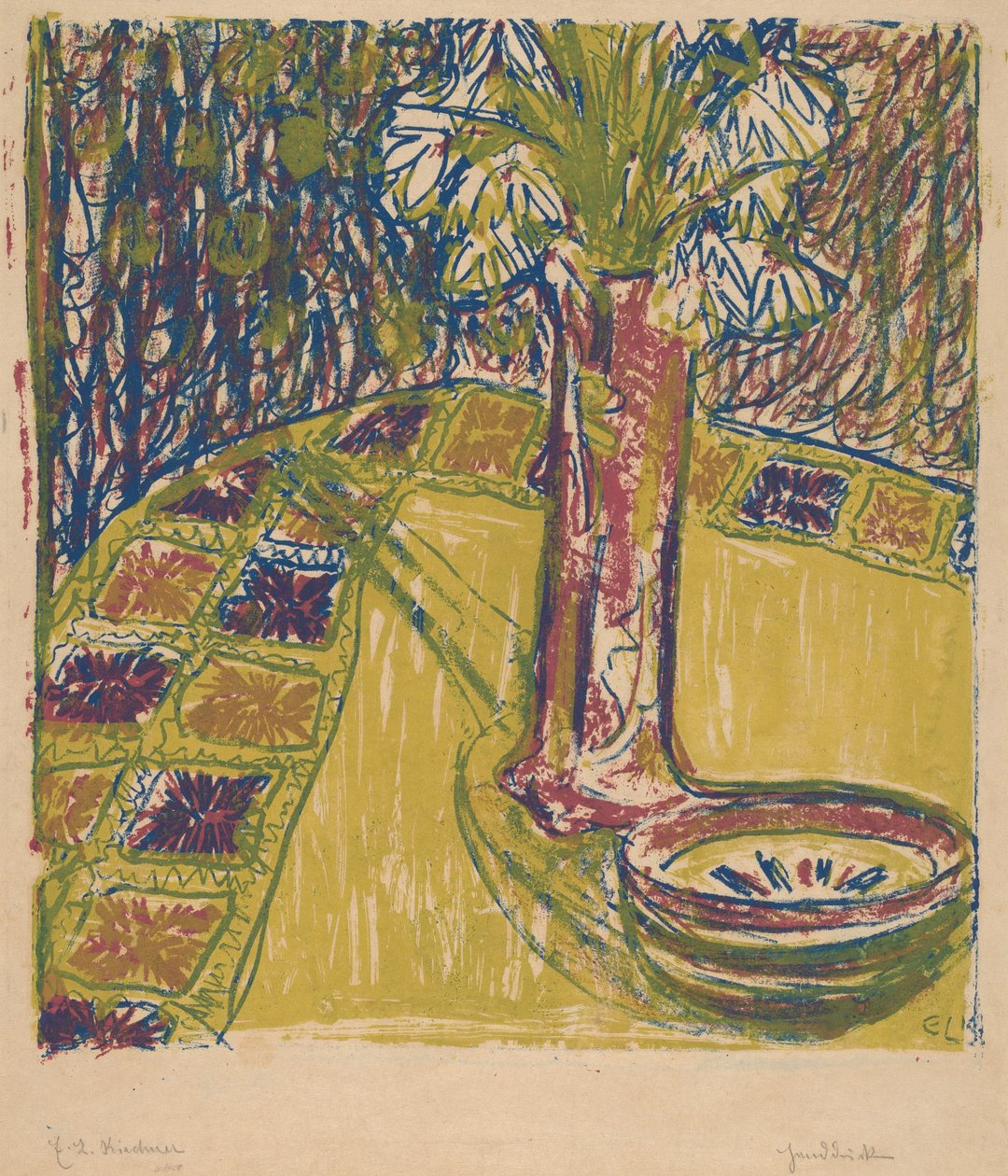 Stilleben af Ernst Ludwig Kirchner