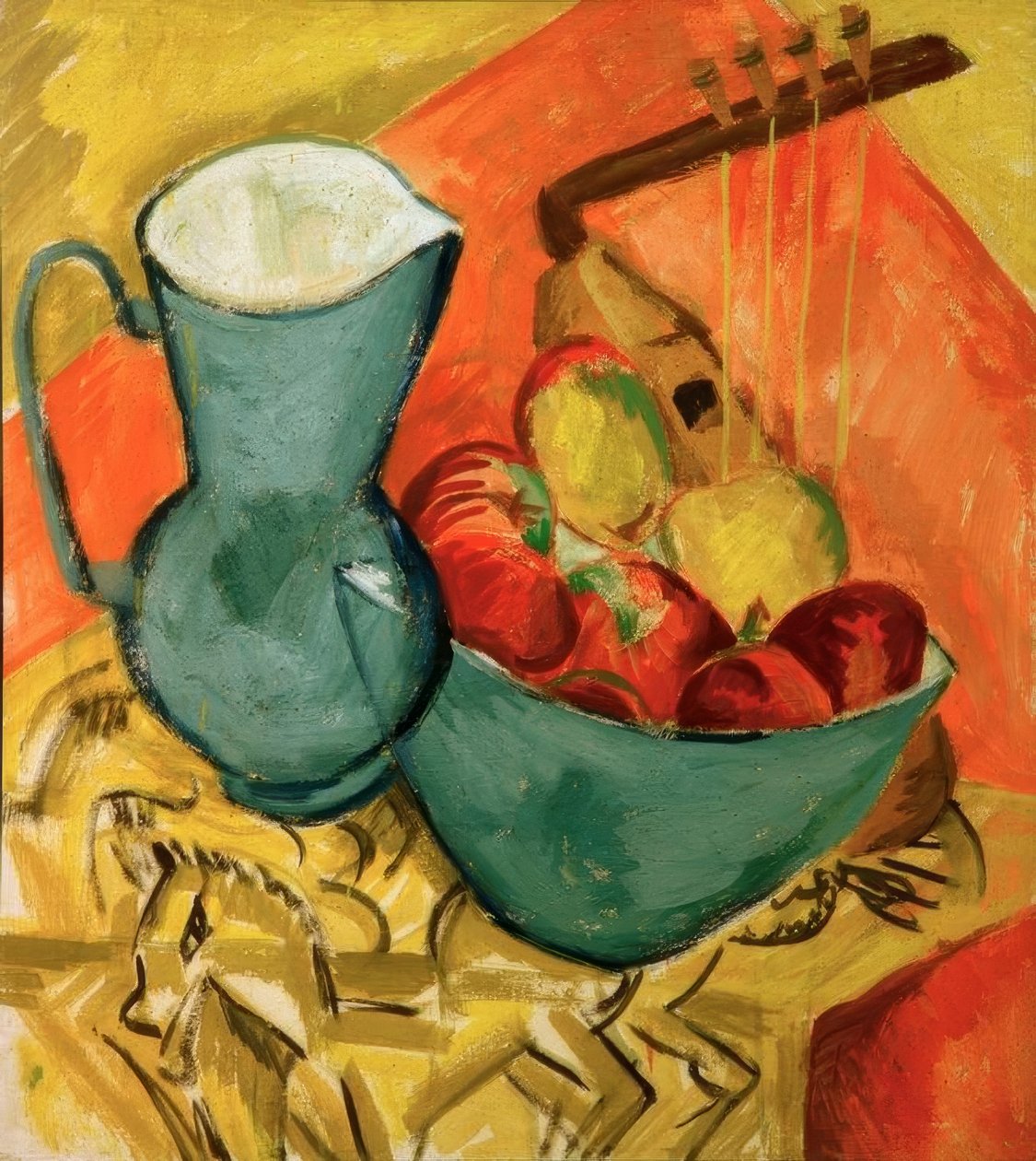 Stilleben med en kande af Ernst Ludwig Kirchner
