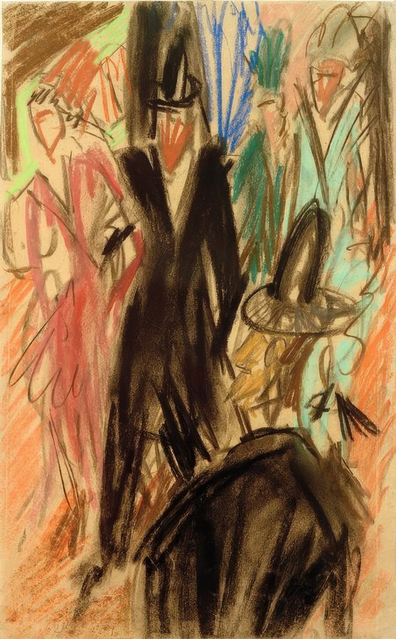 Gadebillede af Ernst Ludwig Kirchner