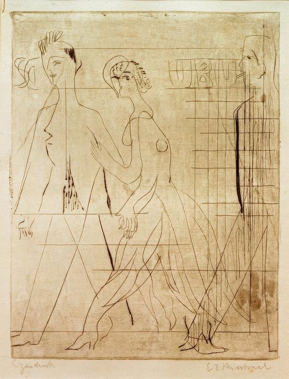 Gadebillede af Ernst Ludwig Kirchner