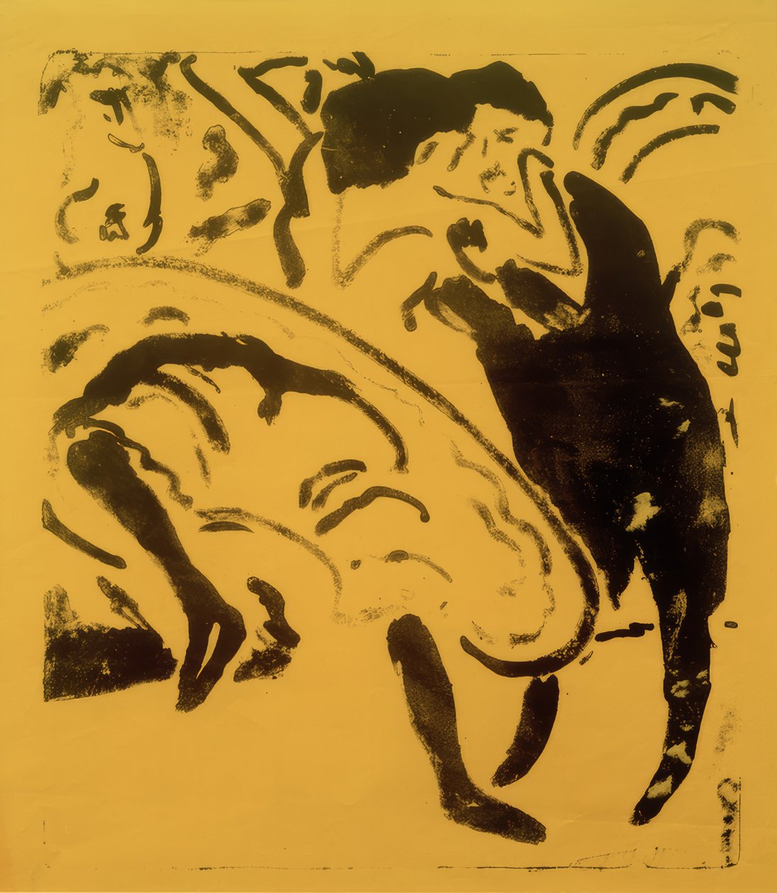 Dansende par af Ernst Ludwig Kirchner