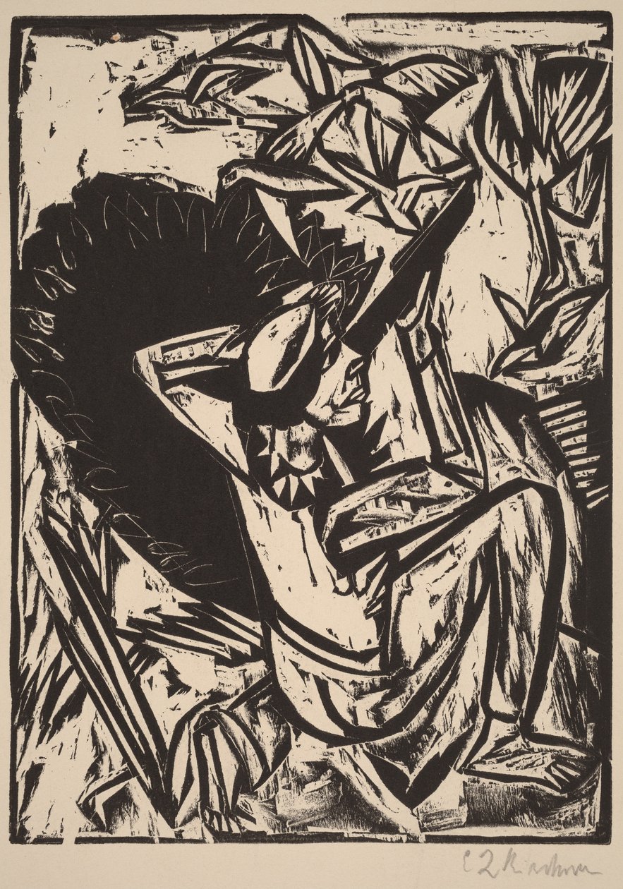 Mågejægeren af Ernst Ludwig Kirchner