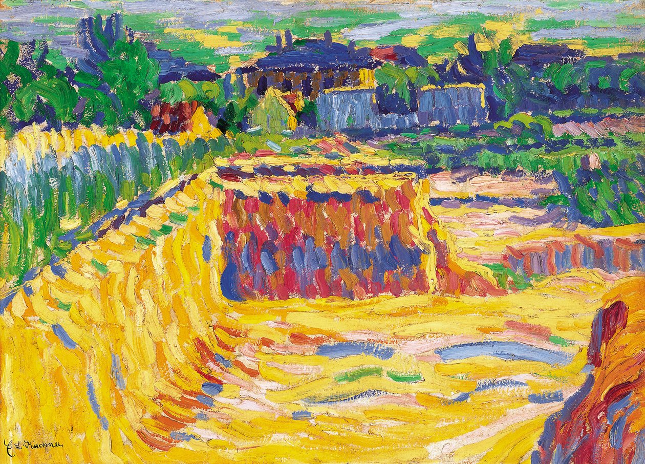 Lemmergraven, ca. 1906 af Ernst Ludwig Kirchner