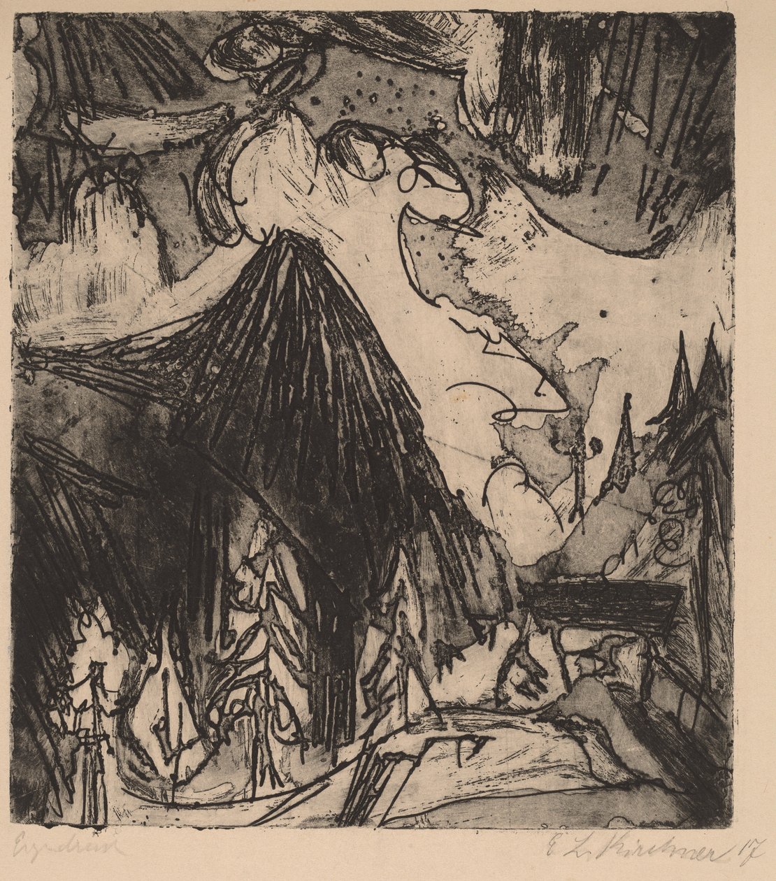 Seehorn af Ernst Ludwig Kirchner