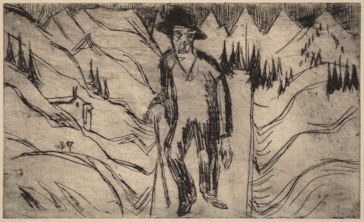 Vandreren af Ernst Ludwig Kirchner