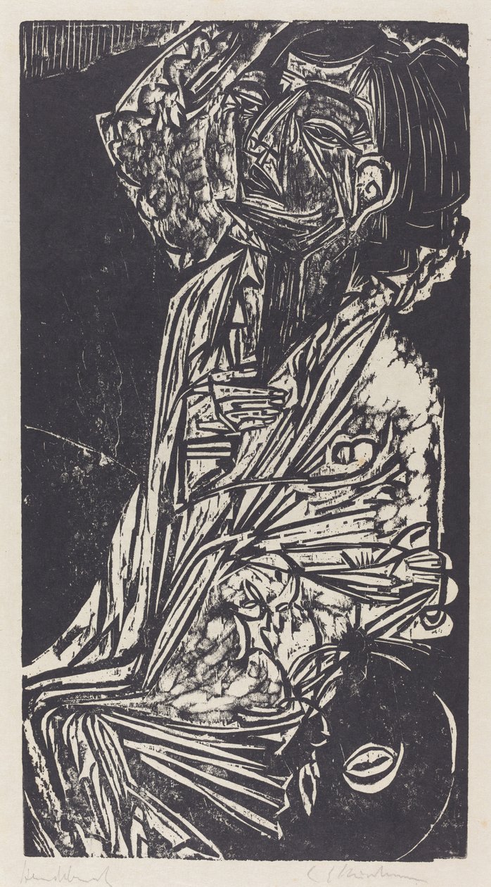 Professor Goldsteins hustru af Ernst Ludwig Kirchner