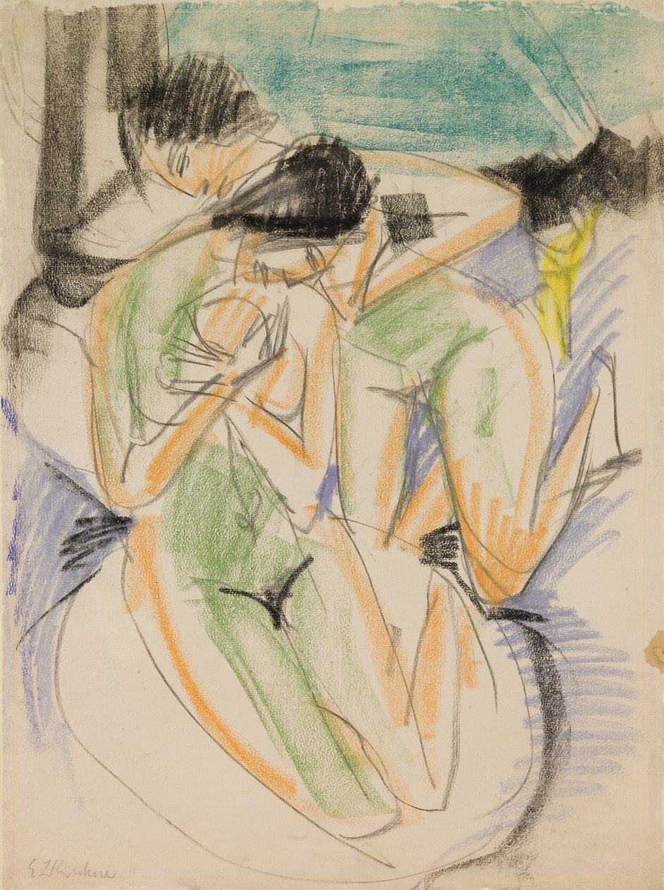 To nøgenbilleder af Ernst Ludwig Kirchner