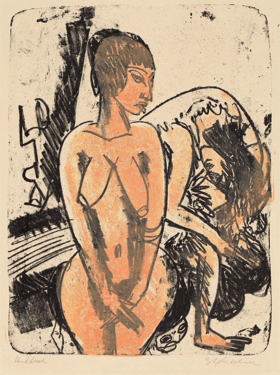 To kvinder af Ernst Ludwig Kirchner