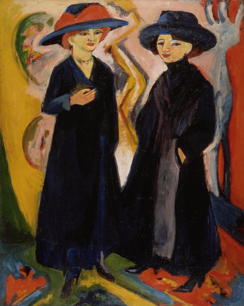 To kvinder af Ernst Ludwig Kirchner