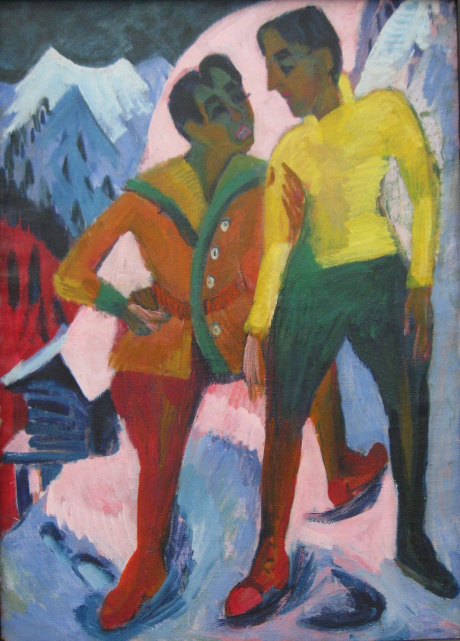 To brødre af Ernst Ludwig Kirchner