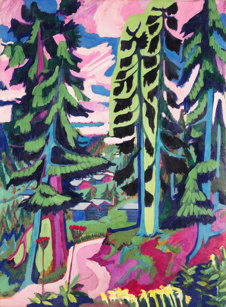 Vilde Bjerg af Ernst Ludwig Kirchner