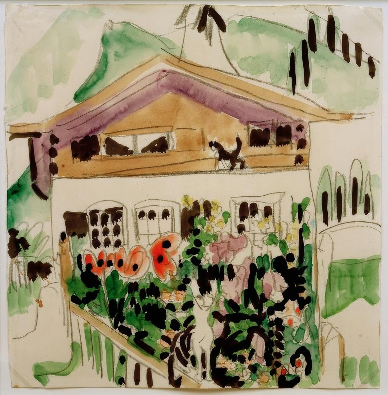 Wildbodenhaus af Ernst Ludwig Kirchner