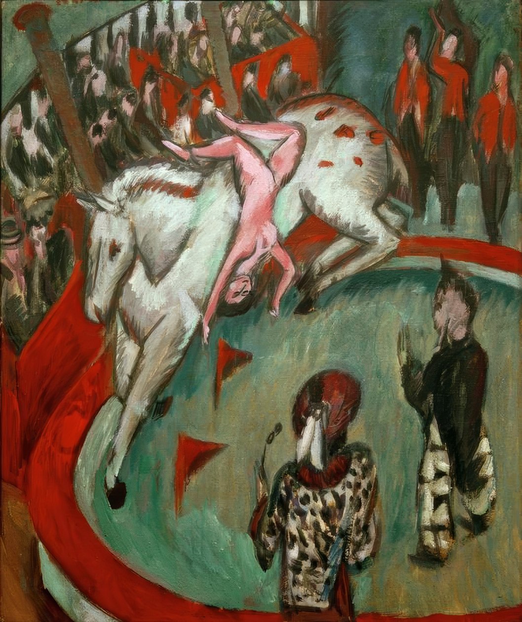 Cirkusrytter af Ernst Ludwig Kirchner