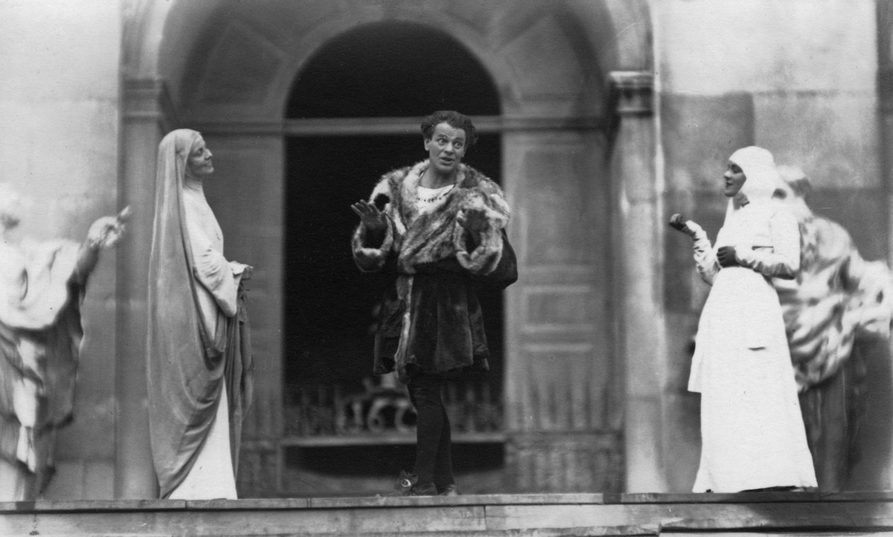 Opførelse af Jedermann, Salzburg Festival, Østrig, 20. århundrede af Ernst Maier