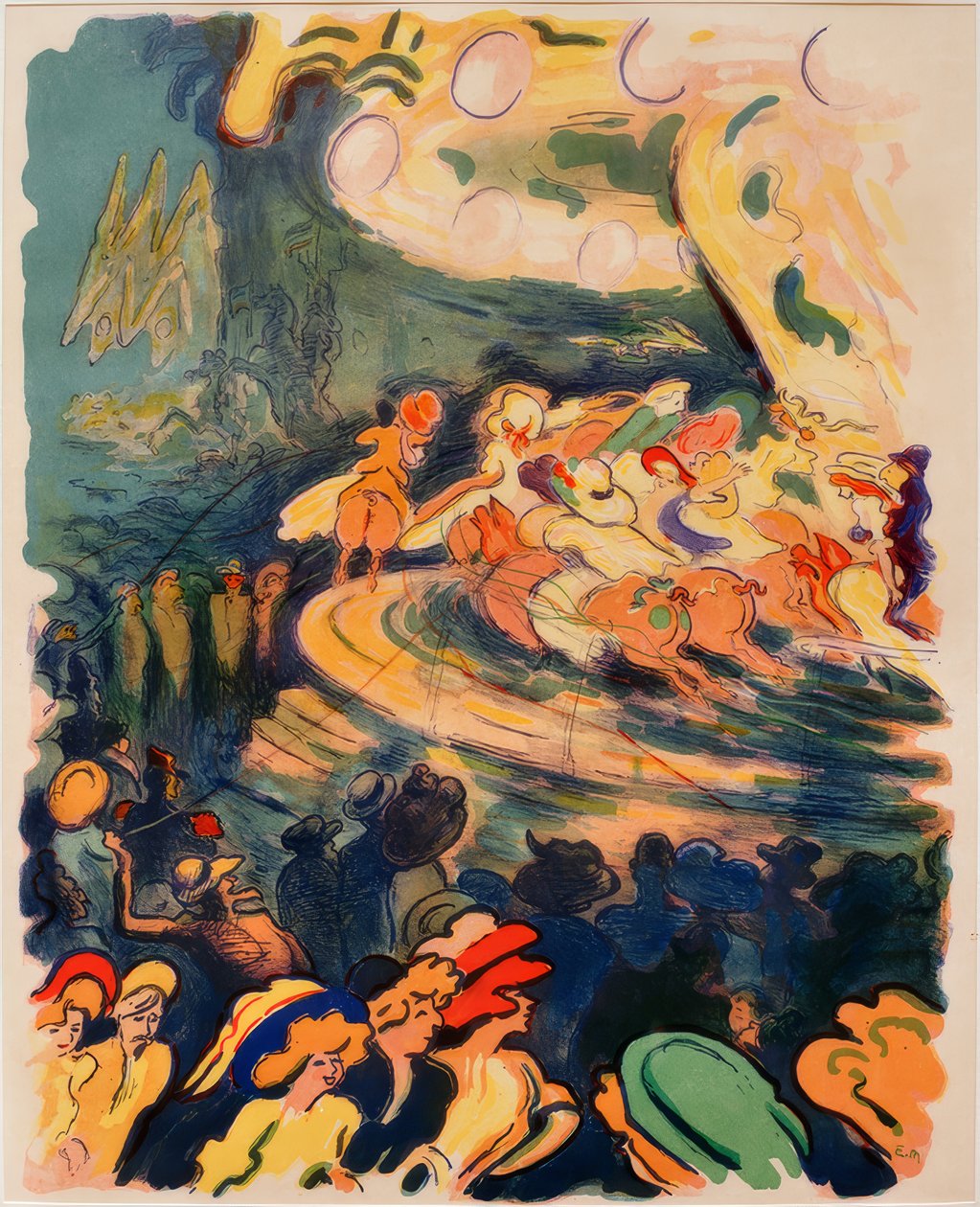 Karrusel i Paris af Ernst Matthes