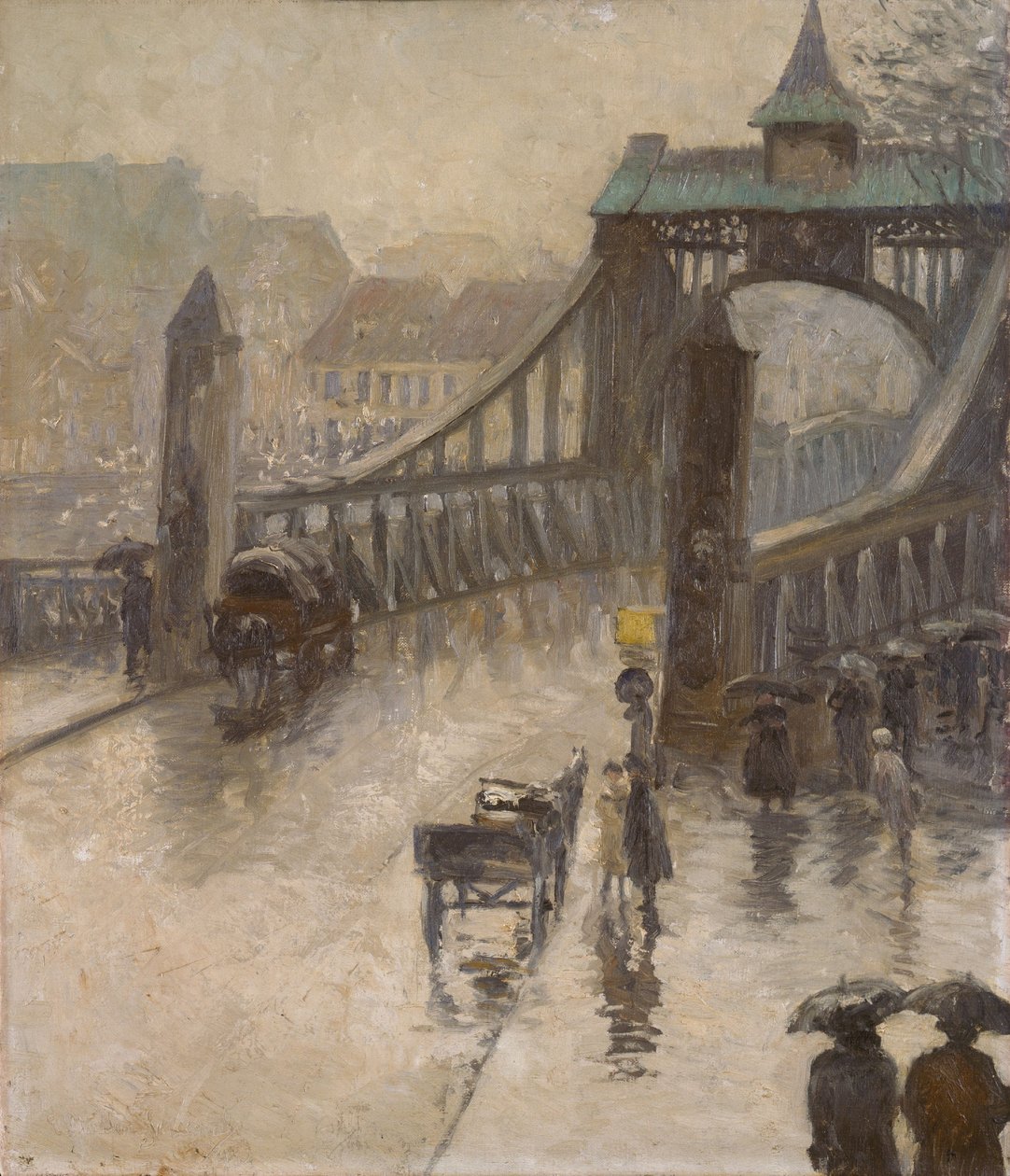 Weser-broen af Ernst Müller Scheebel