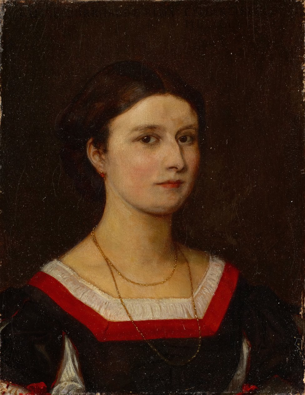 Portræt af Luise Bachofen-Burckhardt af Ernst Stückelberg