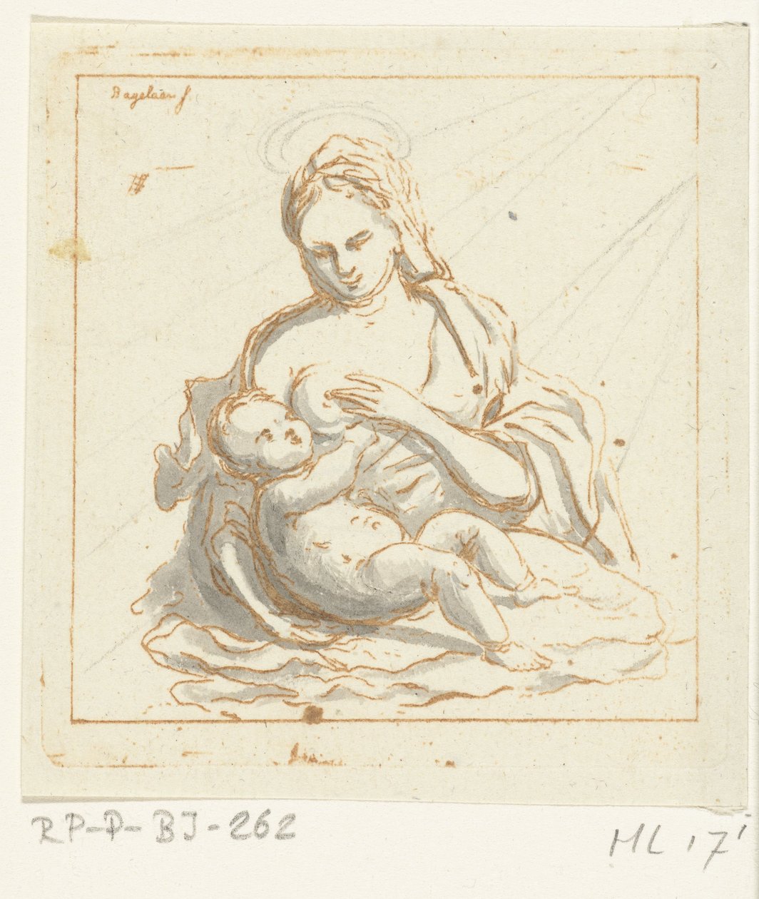 Maria ammer Kristus af Ernst Willem Jan Bagelaar