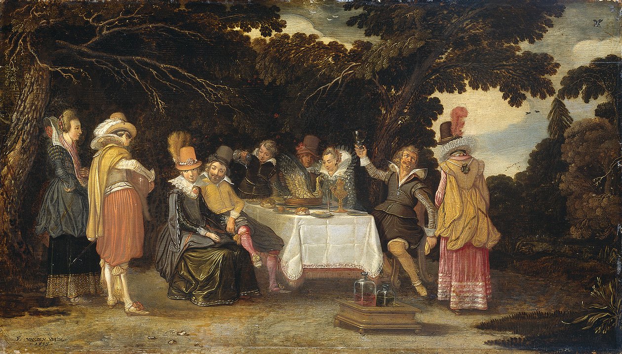 Country -festen af Esaias van de Velde