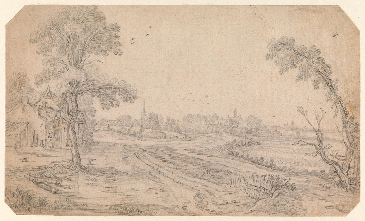 Landskab af Esaias van de Velde