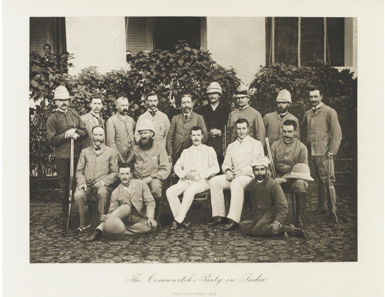 Tsarevich Nicholas Alexandrovich af Rusland besøger Indien, 1891 af Esper Esperovich Ukhtomsky