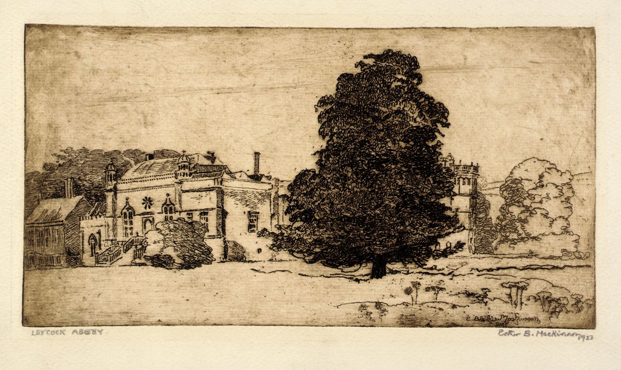 Leycock Abbey af Esther Blaikie MacKinnon