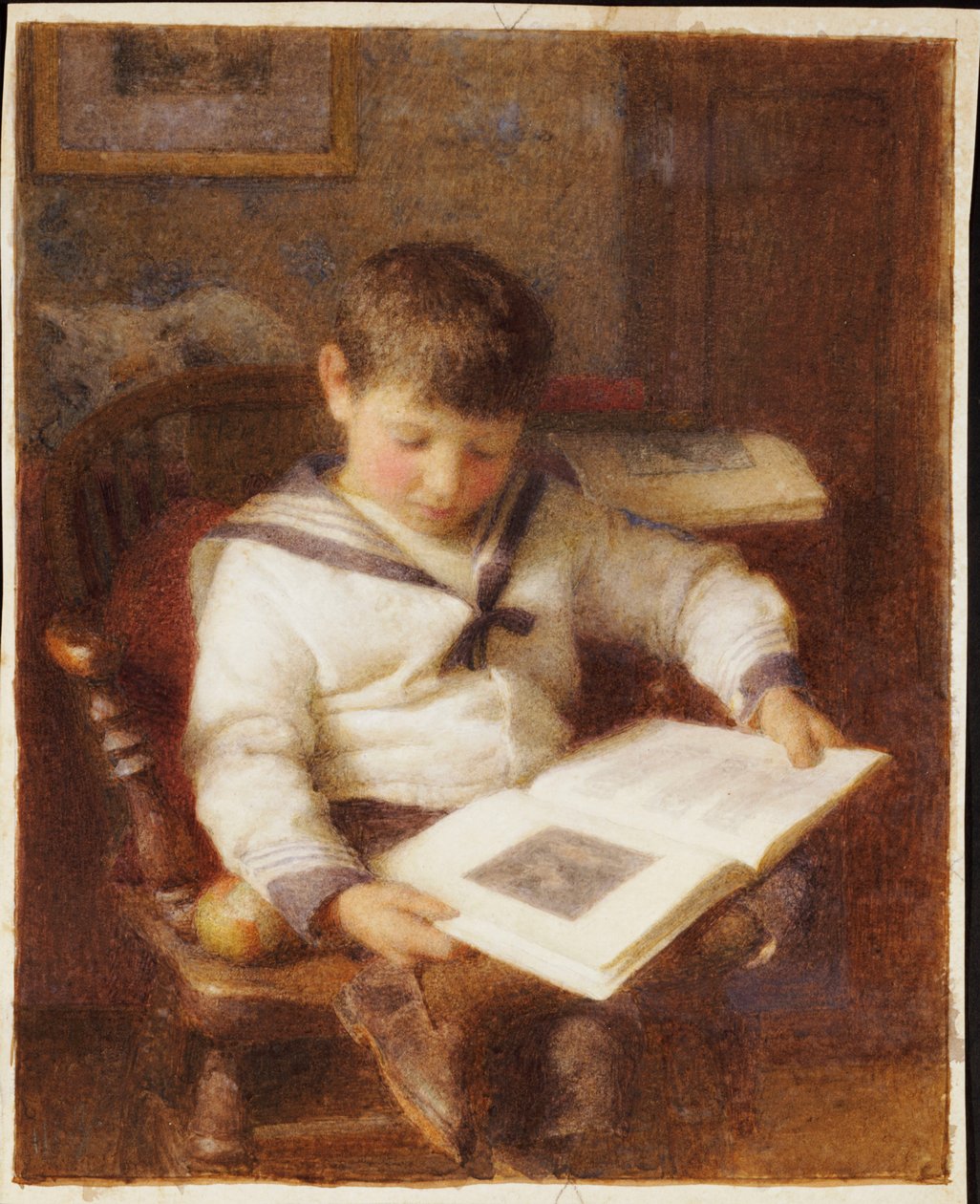 Billedbogen (blyant og akvarel på papir) af Esther H. Jones