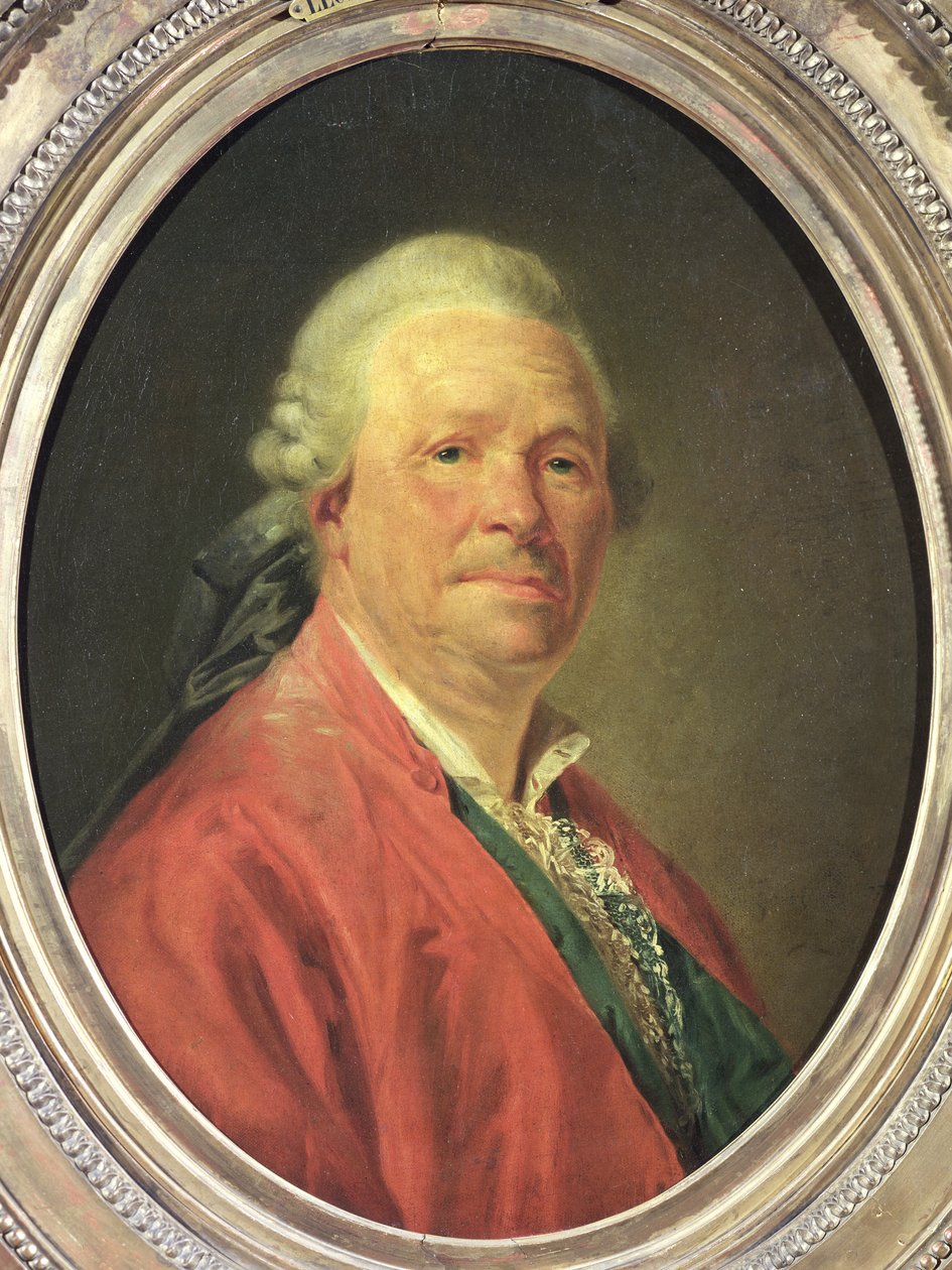Portræt af Christoph Willibald von Gluck (1714-87), 1777 af Etienne Aubry
