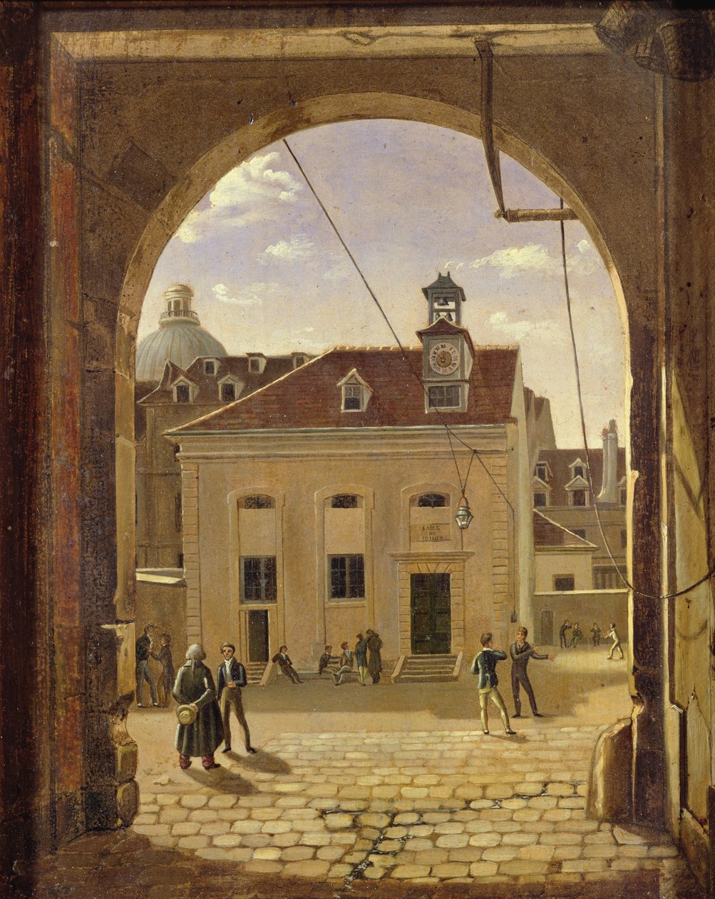 Institution Sainte-Barbe, Rue de Reims, i 1824 af Etienne Bouhot