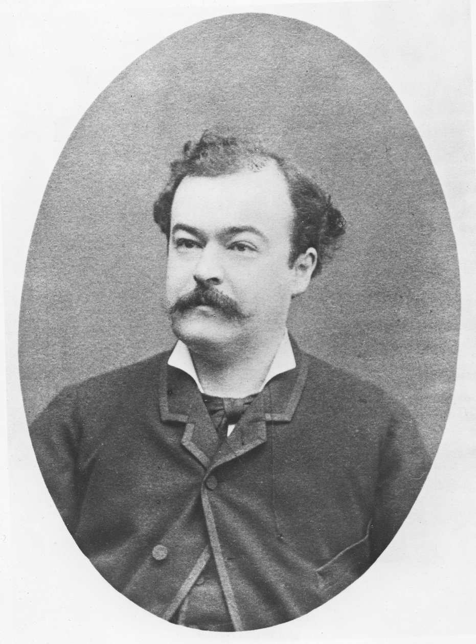 Portræt af Emile-Jean-Marie Gautier af Etienne Carjat