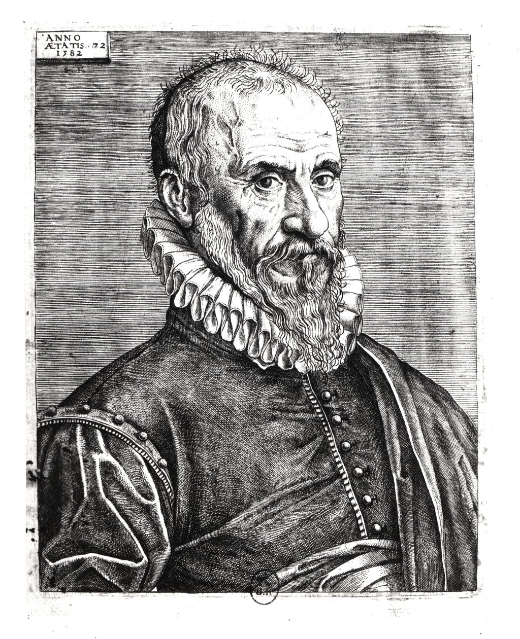 Ambroise Pare (1509-90) 1582 af Etienne Delauline