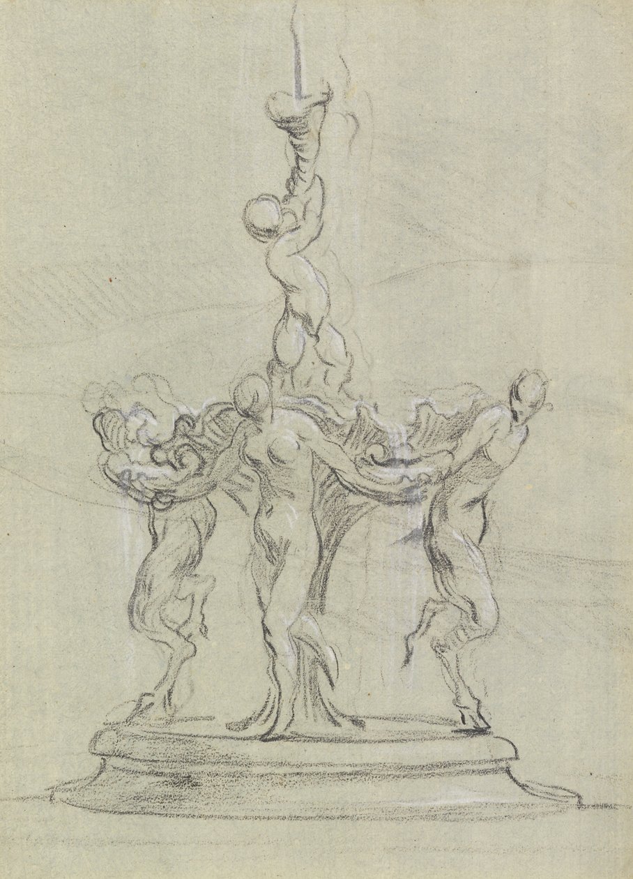 Projekt for et springvand af Etienne Maurice Falconet