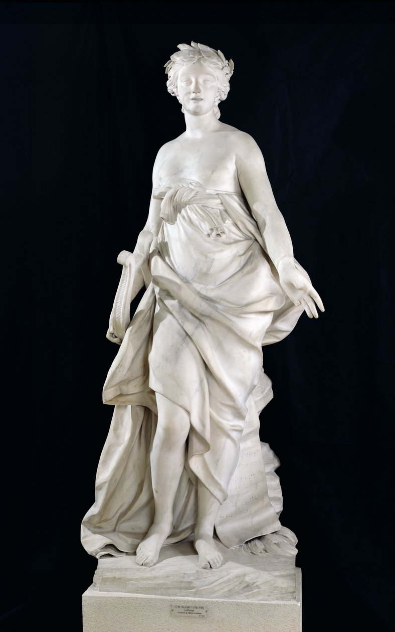 Musik, 1757 (marmor) af Etienne Maurice Falconet
