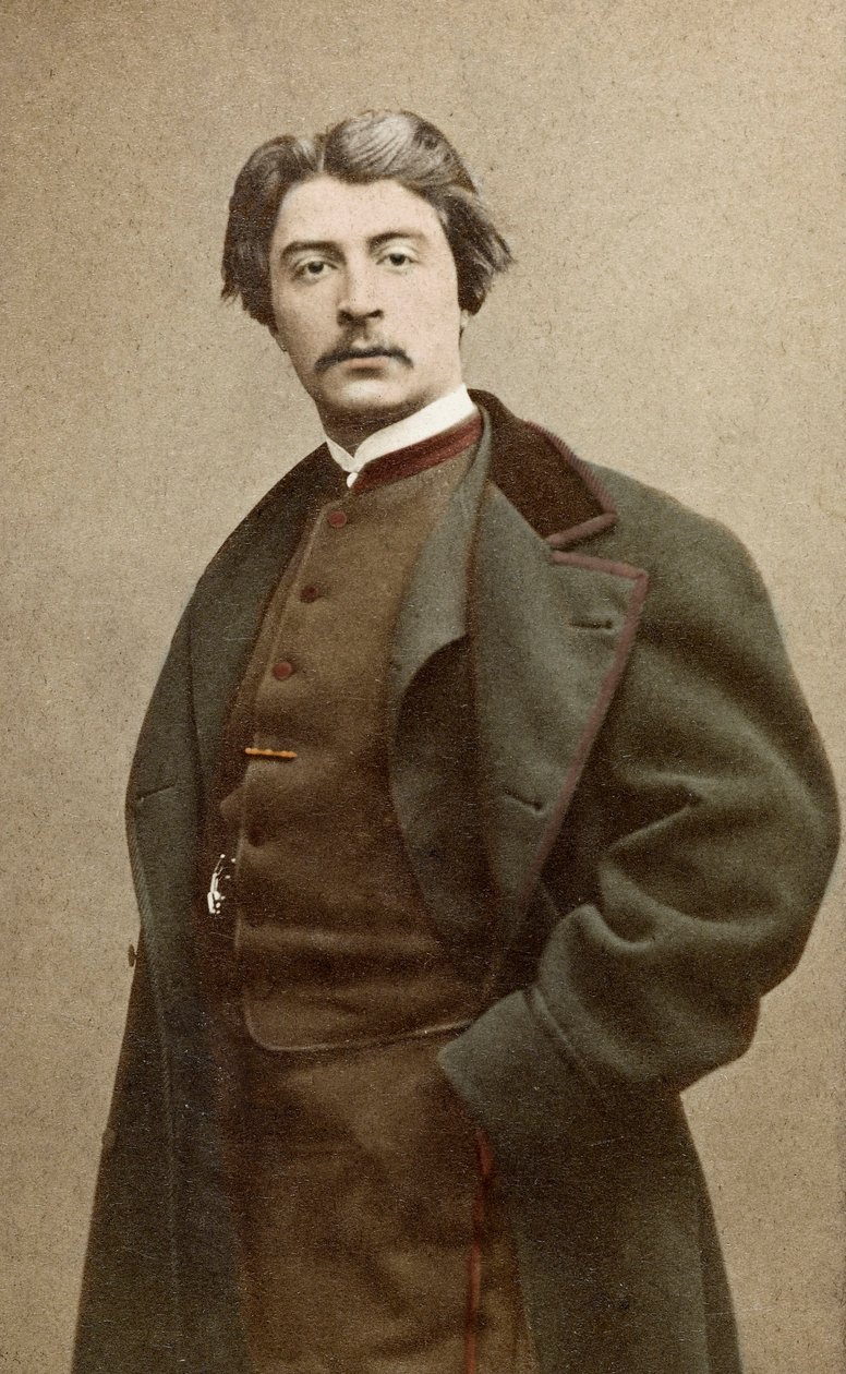 Portræt af James Tissot af Etienne (after) Carjat