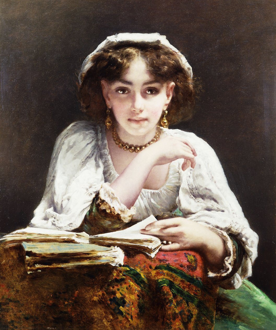 Kærlighedsbrevene, af Etienne Adolphe Piot