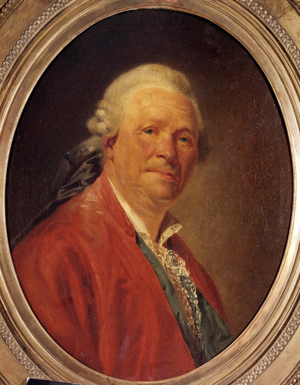 Portræt af Ritter Christoph Willibald von Gluck (1714-1787) Tysk komponist Maleri af Etienne Aubry (1745-1781) 1700-tallet. Svag. 0,62x0,52 m. af Etienne Aubry