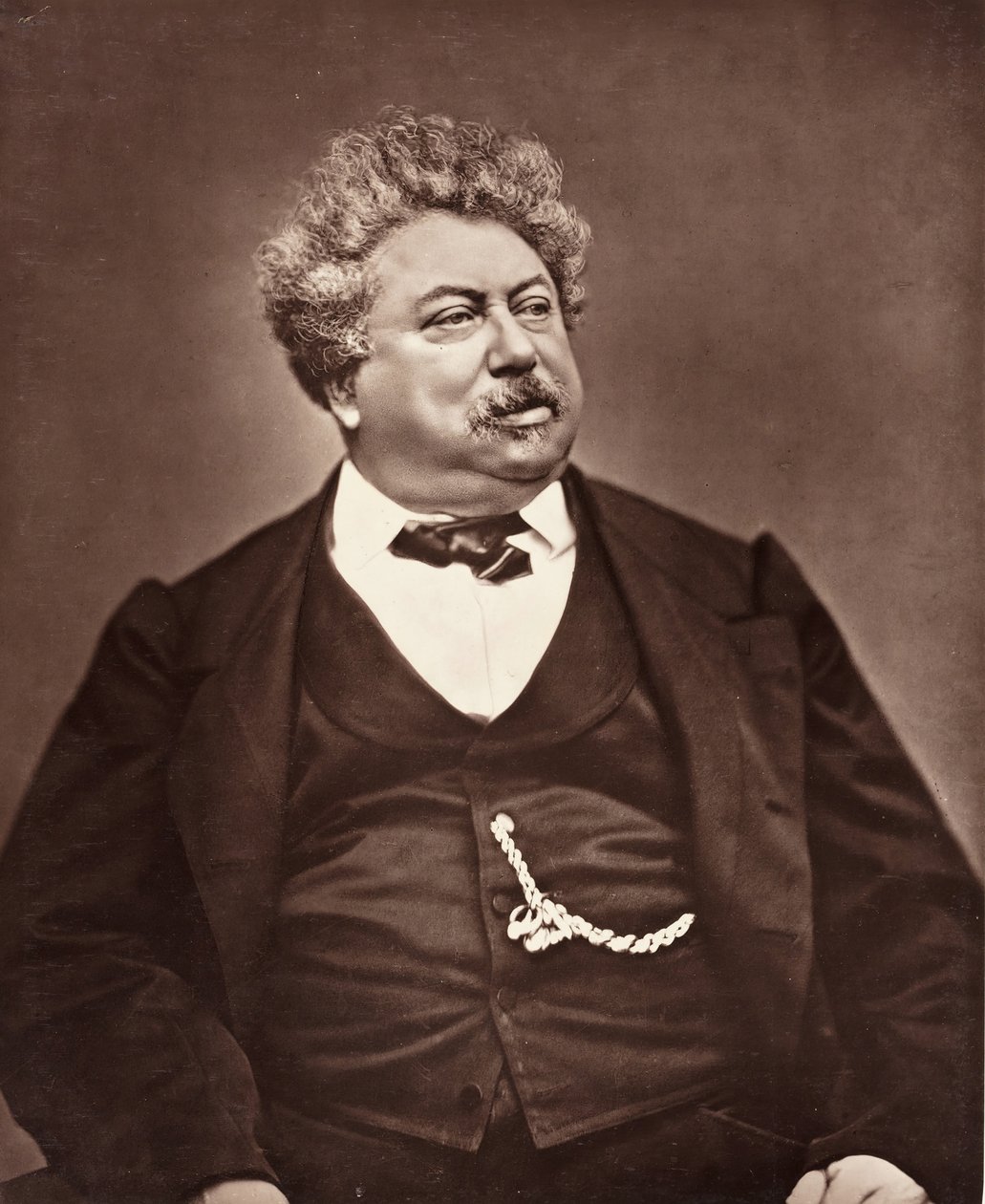 Alexandre Dumas fransk romanforfatter og dramatiker, 1802-1870, ca. 1876. af Etienne Carjat