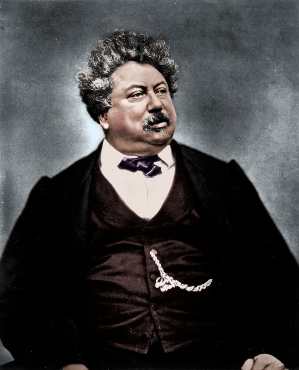 Alexandre Dumas den Ældre, fransk romanforfatter og dramatiker, c1850-1870 af Etienne Carjat