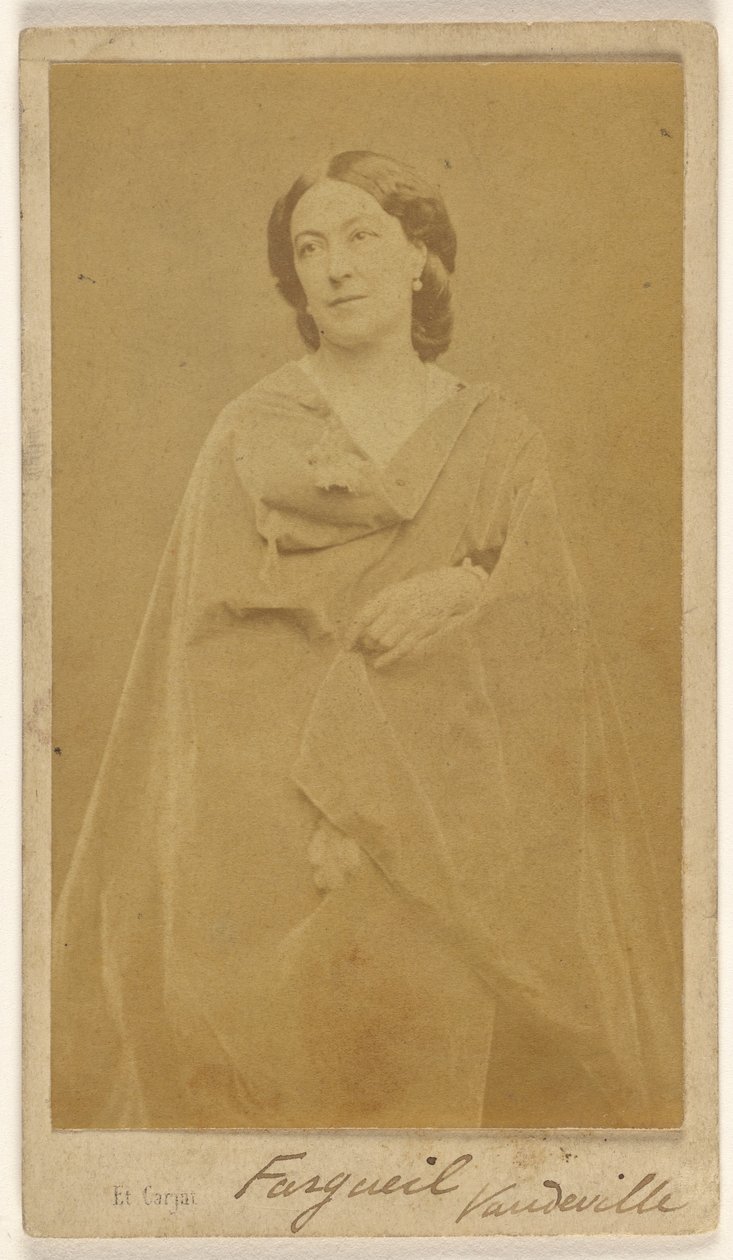 Anais Fargueil, Vaudeville af Etienne Carjat