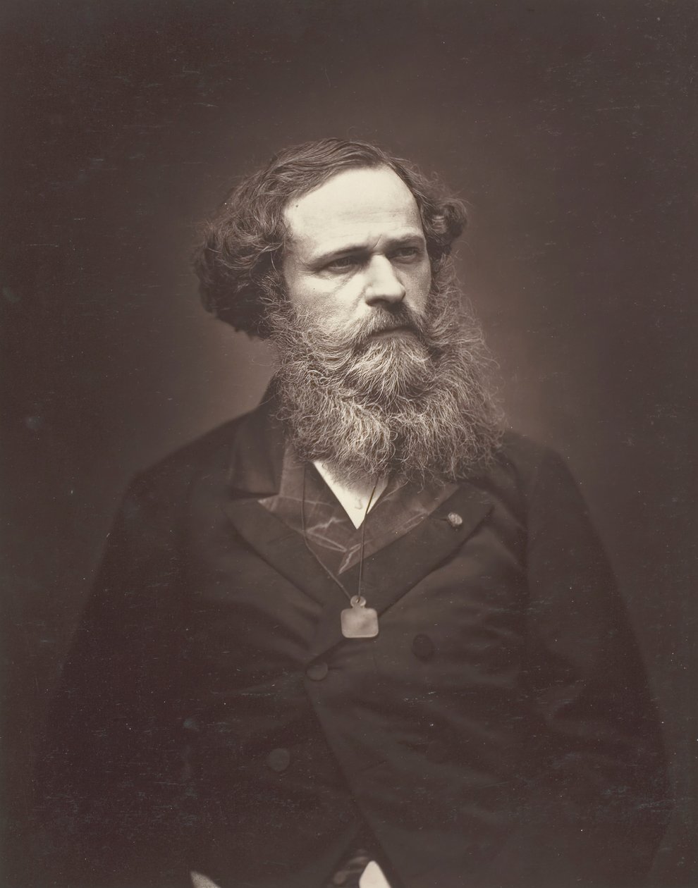 Arsene Houssaye, ca. 1876. af Etienne Carjat
