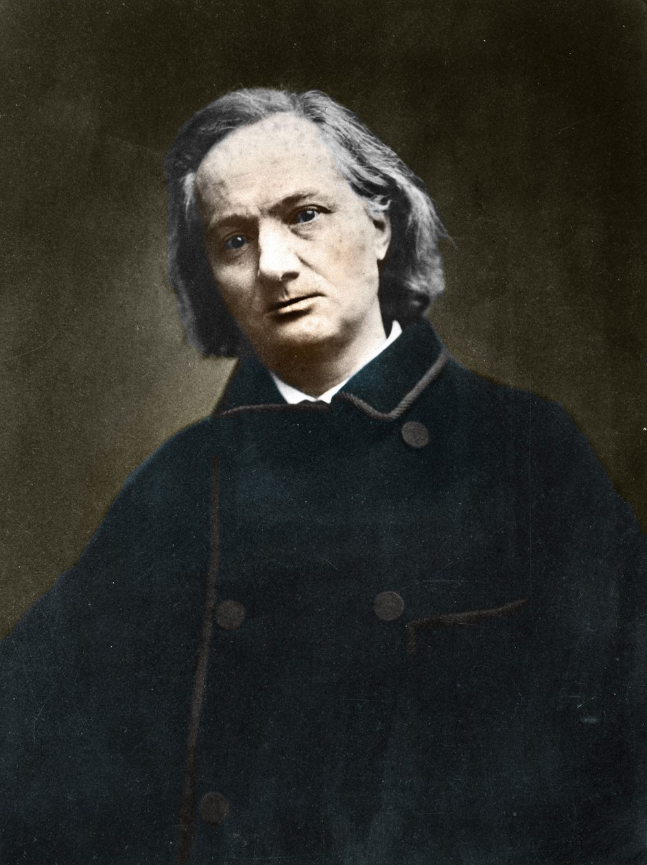 Charles Baudelaire (1821-1867), fransk digter af Etienne Carjat