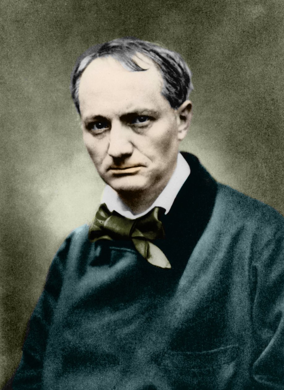 Charles Baudelaire (1821-1867), fransk forfatter, Photo de Carjat. af Etienne Carjat