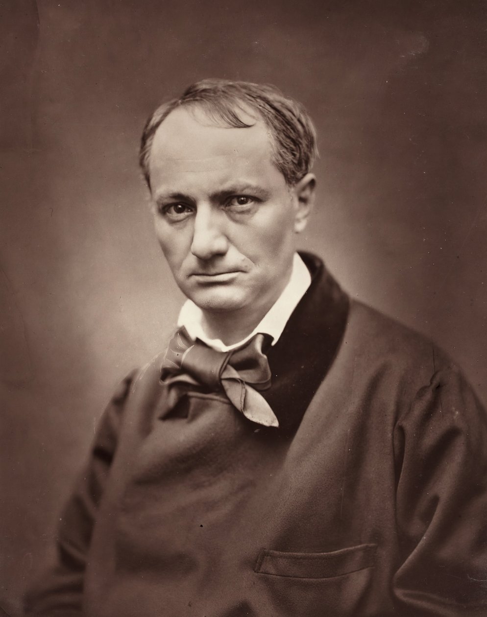 Charles Baudelaire fransk digter, kritiker og forfatter, 1821-1867, ca. 1863. af Etienne Carjat