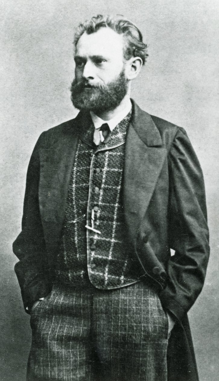 Edouard Manet (s/h-foto) af Etienne Carjat